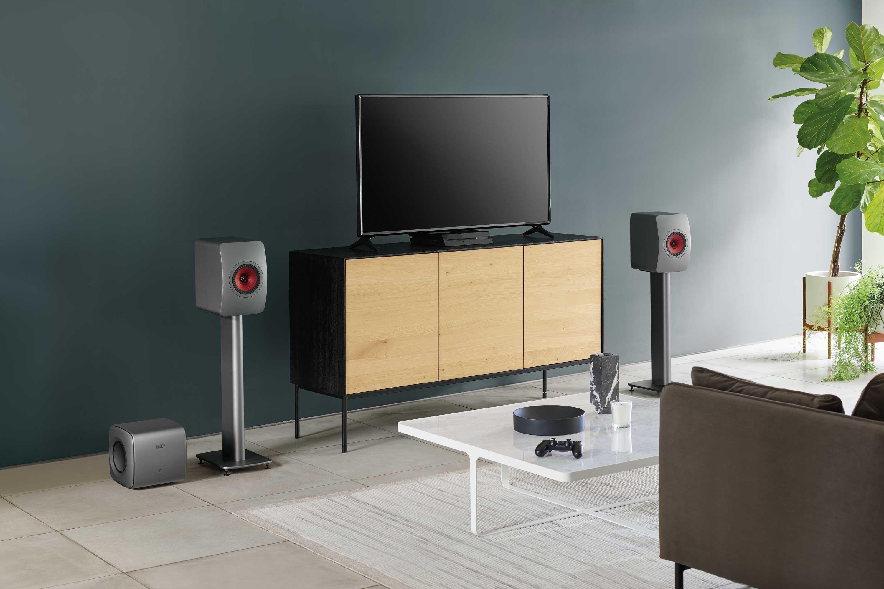 How do I integrate my subwoofer with my wireless speakers? KEF EU